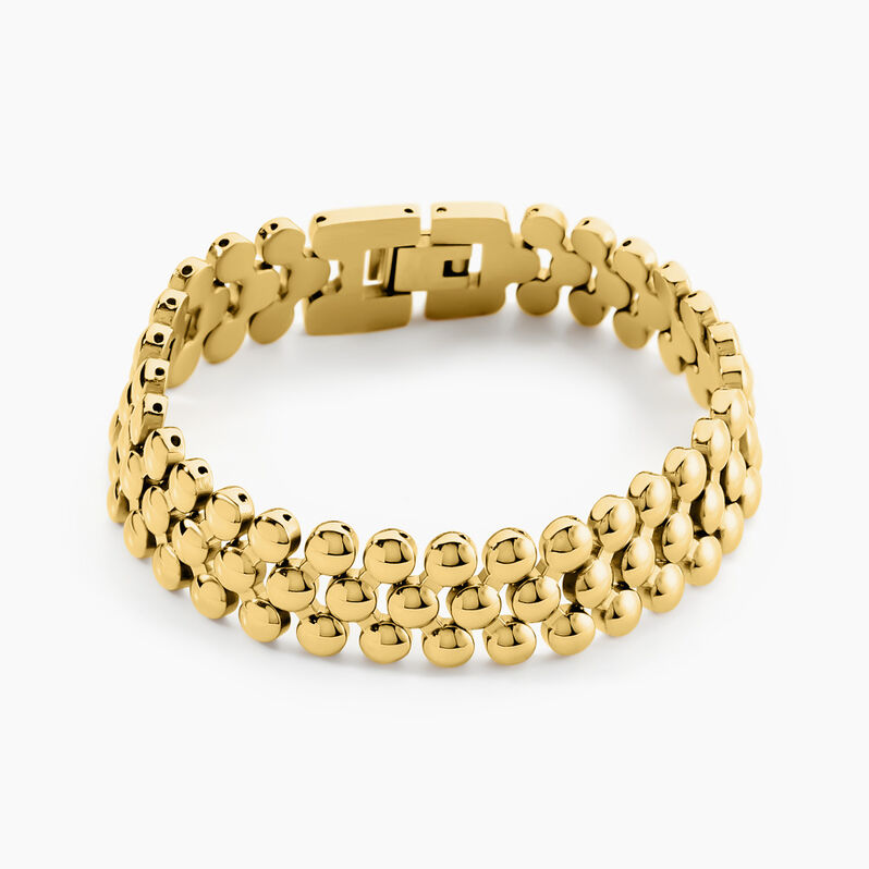 Bracelet Louisiane Acier Jaune - Spannringe Damen | OROVIVO