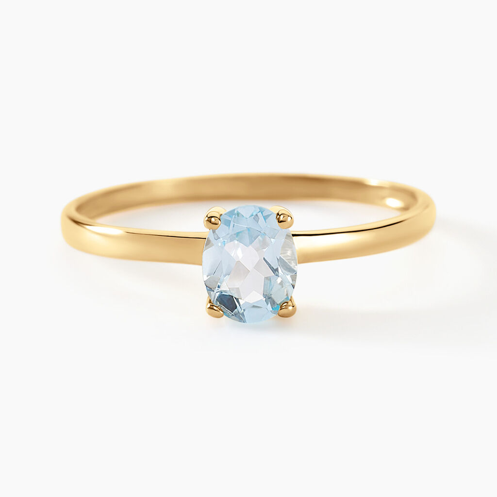 Bague Or Jaune Lily Topaze - Spannringe Damen | OROVIVO