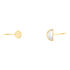 Damen Armreif Silber 925 Vergoldet Perlmutt  - Armreifen Damen | OROVIVO