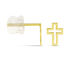 Damen Ohrstecker Gold 375 Kreuz - Ohrstecker Damen | OROVIVO