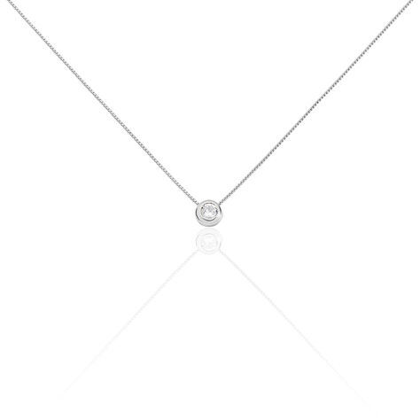 Damen Collier Silber 925 Zirkonia Bamala 1 42cm - Halsketten Damen | OROVIVO