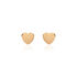 ESRA Damen Ohrstecker Vergoldet Herz