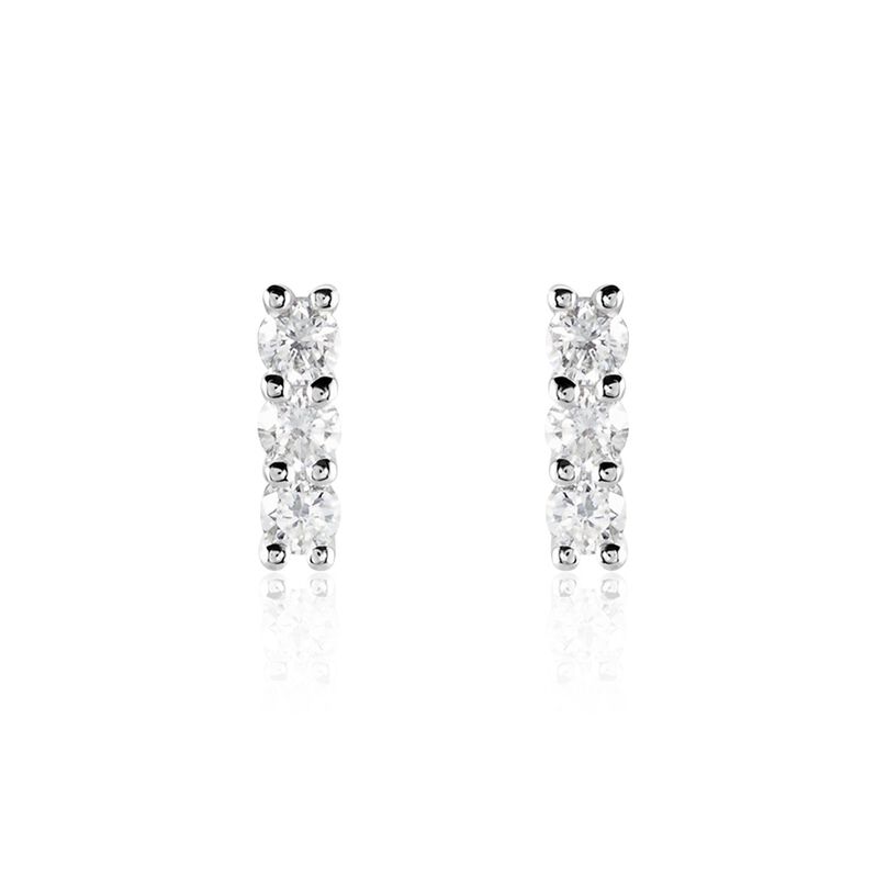 Damen Ohrstecker Weißgold 375 Diamant 0,3ct Sabinara  - Ohrstecker Damen | OROVIVO
