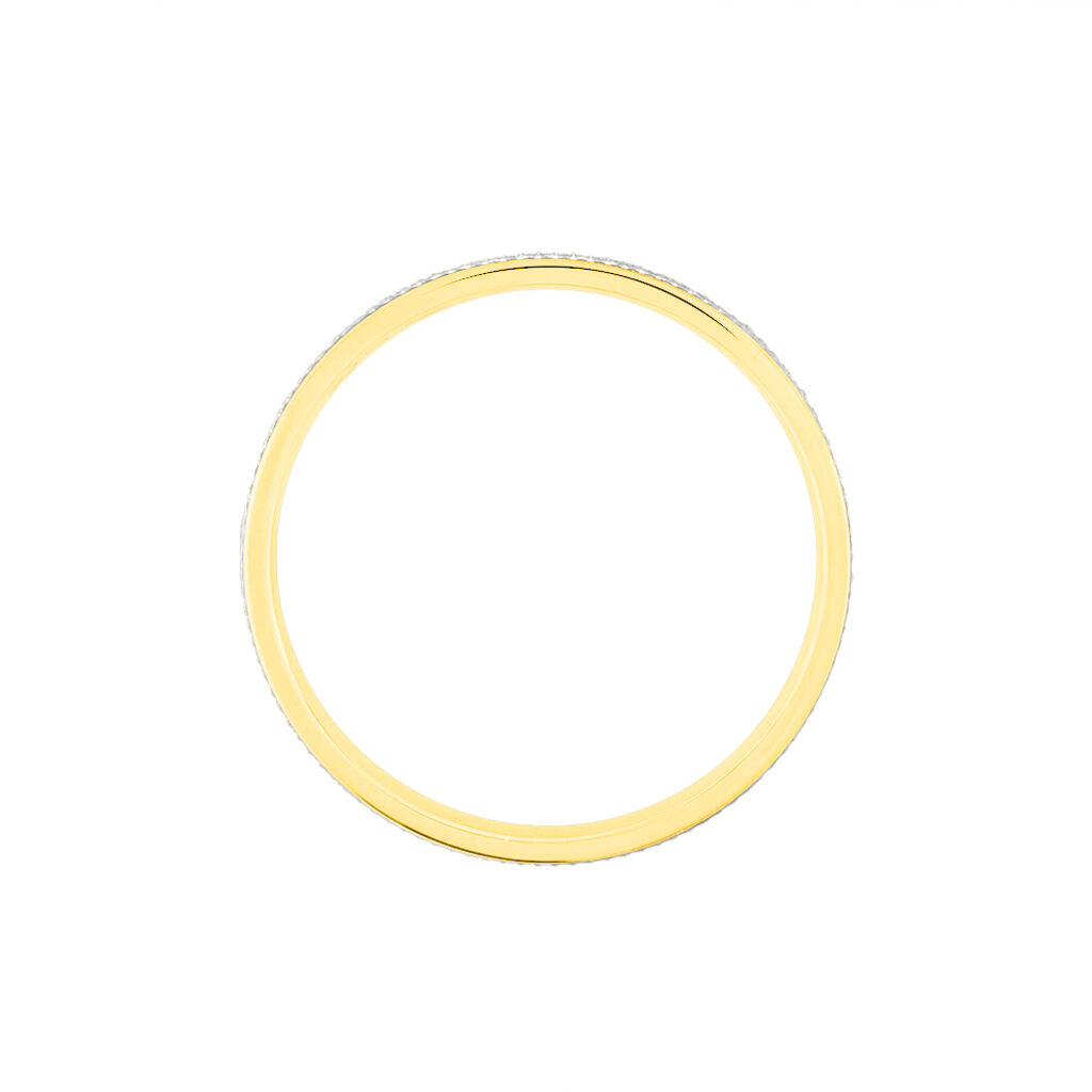 Alliance Lolita Ruban Plat Or Bicolore - Spannringe Damen | OROVIVO