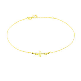 Damenarmband Gold 375 Kreuz - Armbänder Damen | OROVIVO