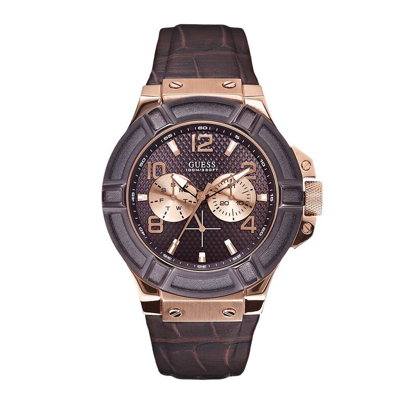 Montre Guess Rigor Marron - Spannringe Herren | OROVIVO