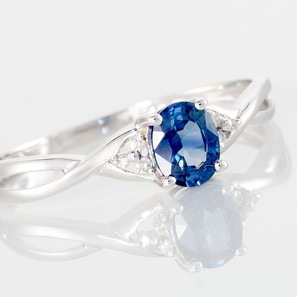 Bague Or Et Saphir  - Spannringe Damen | OROVIVO
