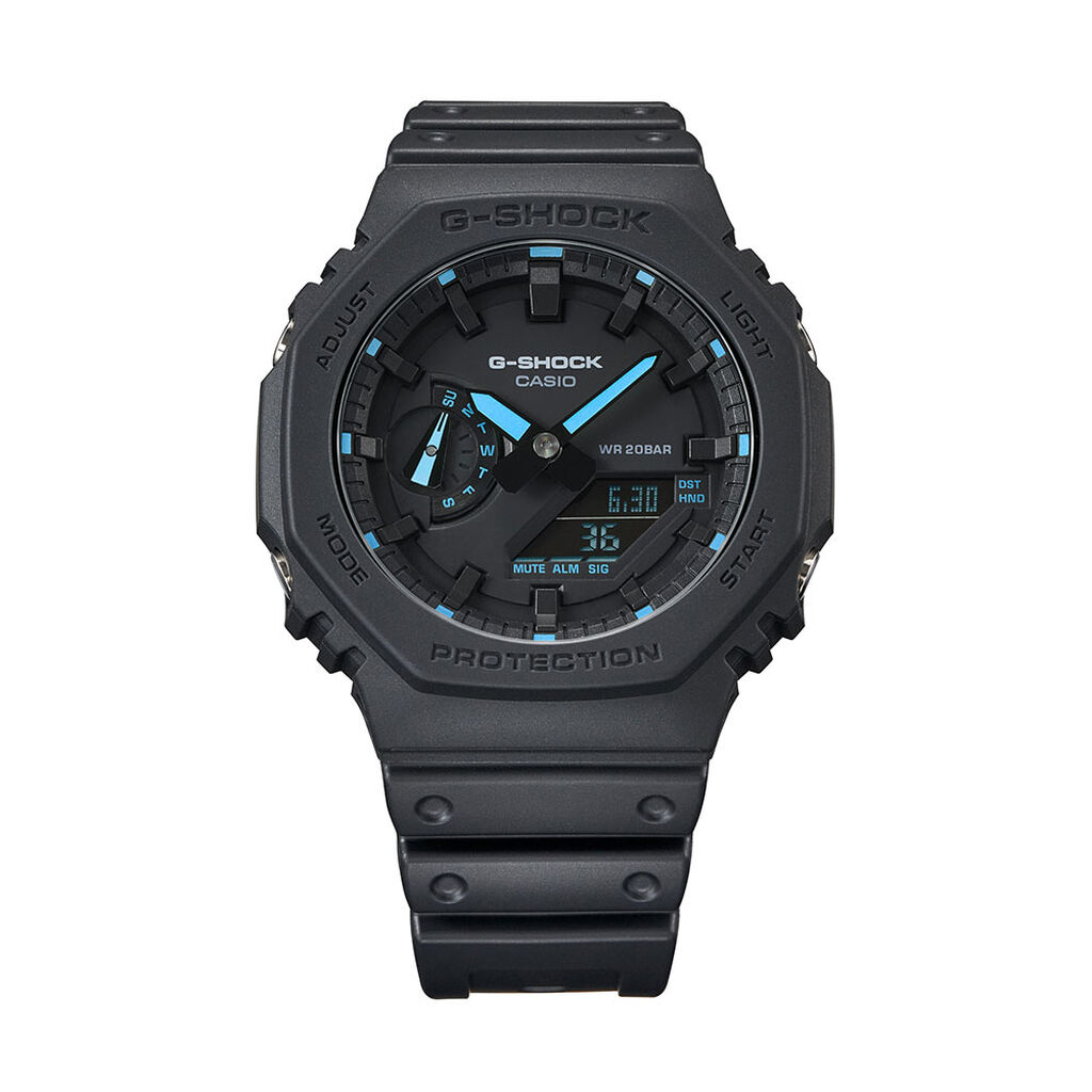 CASIO G-SHOCK Herrenuhr GA-2100-1A2ER Quarz, Uhr ohne Stein