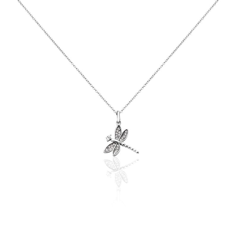 Collier Jengen Argent Rhodie Oxydes De Zirconium - Spannringe Damen | OROVIVO