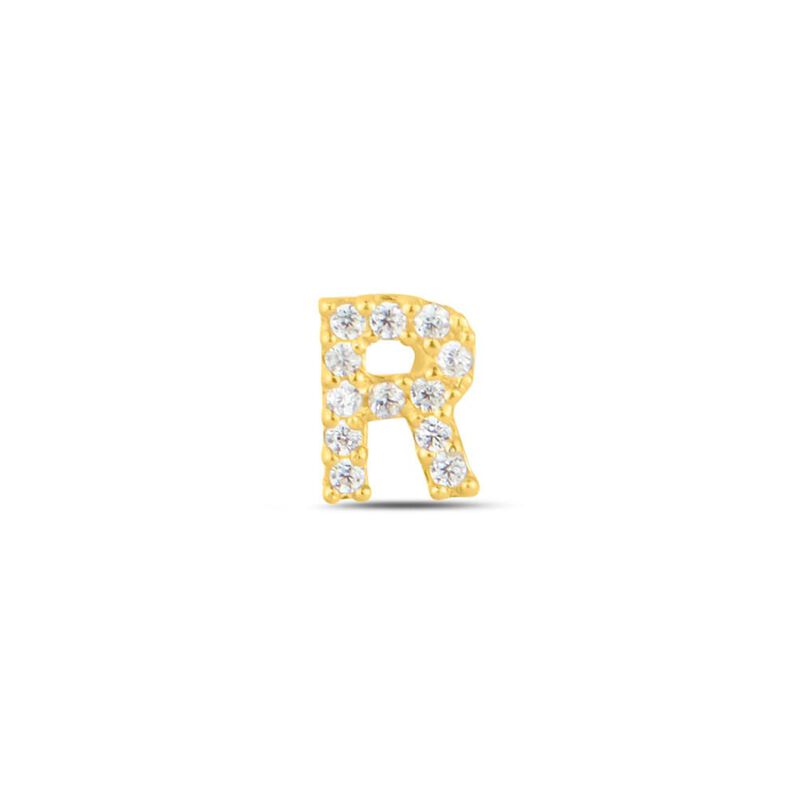 Mono Orecchino Lobo Bon Ton Oro Giallo Cubic Zirconia - Spannringe Damen | OROVIVO