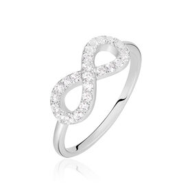 Damering Silber 925 Zirkonia Infinity - Ringe mit Stein Damen | OROVIVO