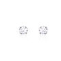 Damen Ohrstecker Weißgold 375 Zirkonia 3mm