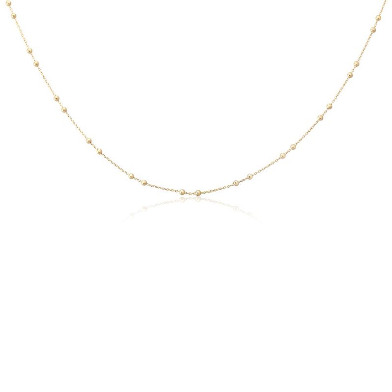 Damen Collier Messing Gold 750 plattiert 5 Micron - Halsketten Damen | OROVIVO