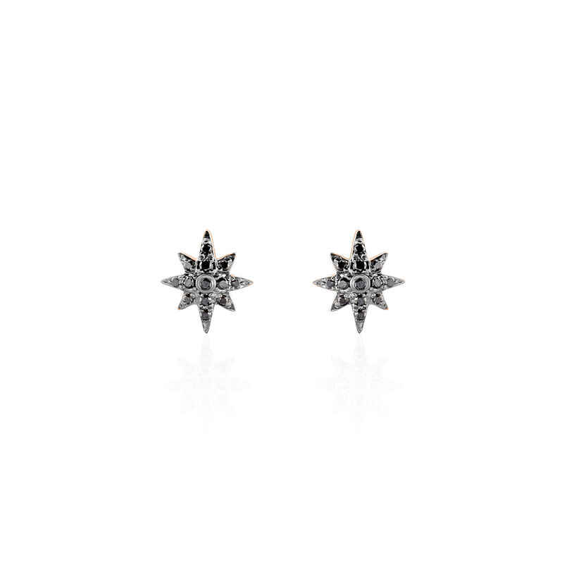 Boucles D'oreilles Or Rose Laetia Etoile - Spannringe Damen | OROVIVO
