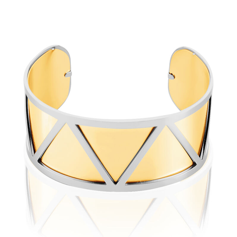 Bracelet Jonc Acier Blanc - Spannringe Damen | OROVIVO