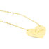 Damen Halskette Gold 375 Herz gravierbar Valeria - Herzketten Damen | OROVIVO