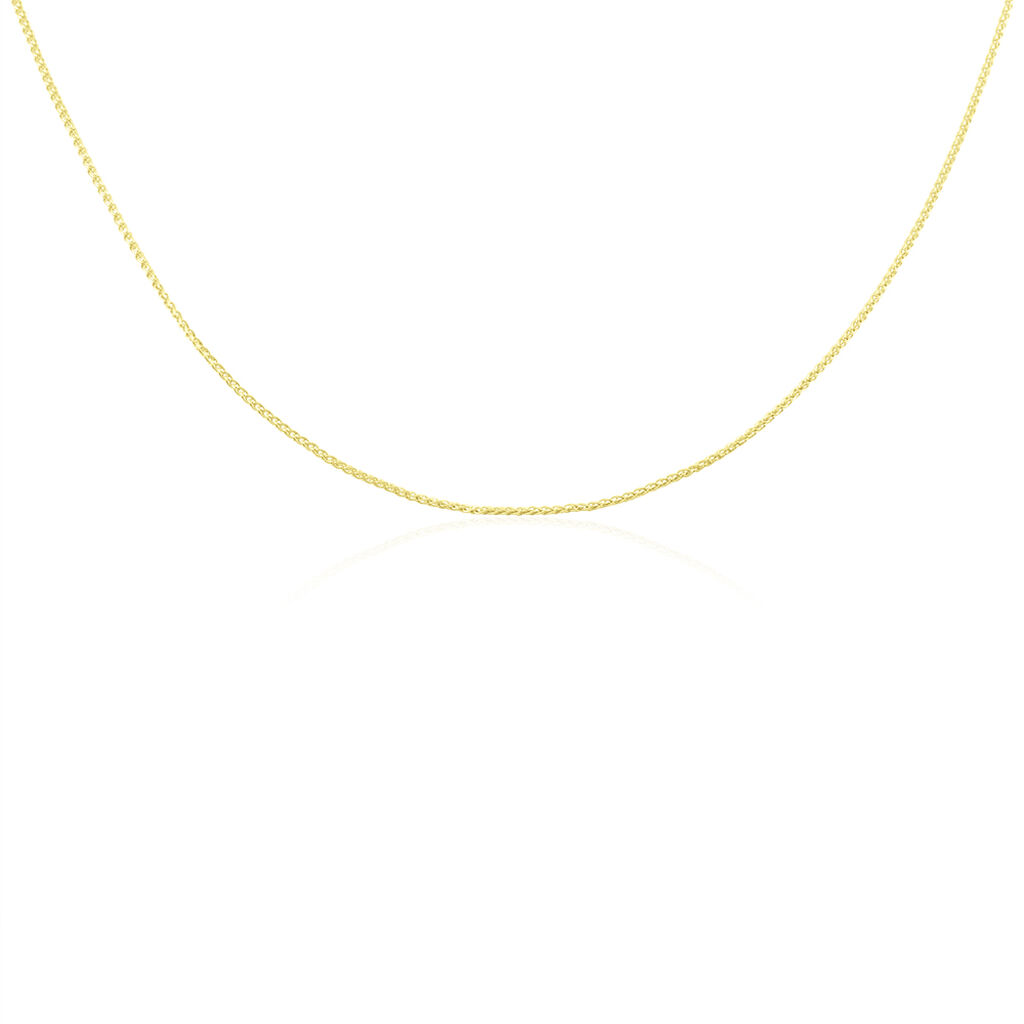 Damen Zopfkette Gold 375  - Halsketten Damen | OROVIVO