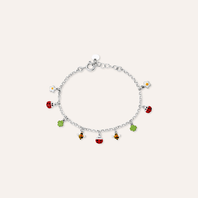Bracciale Silver Baby Argento Rodiato - Spannringe Kinder | OROVIVO