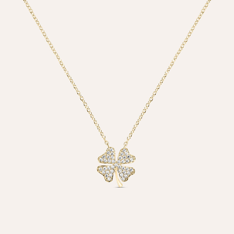 Collana Golden Dream Placcato Oro Giallo Cubic Zirconia - Spannringe Damen | OROVIVO