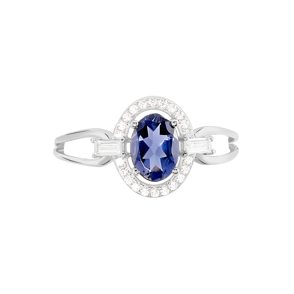 Bague Or Weiss Dally Iolite Oxydes - Spannringe Damen | OROVIVO