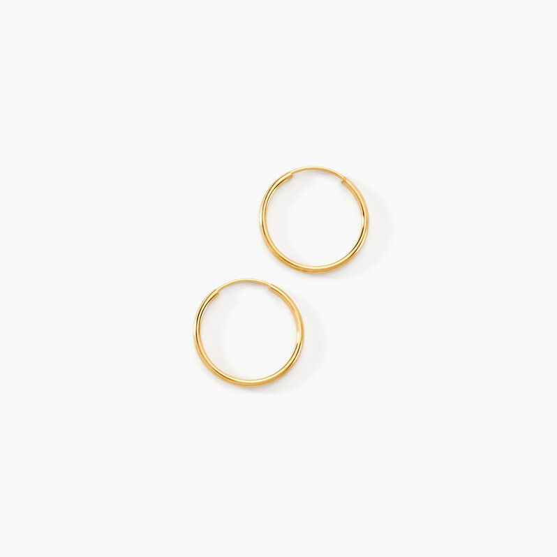 Creoles Or Jaune - Spannringe Damen | OROVIVO