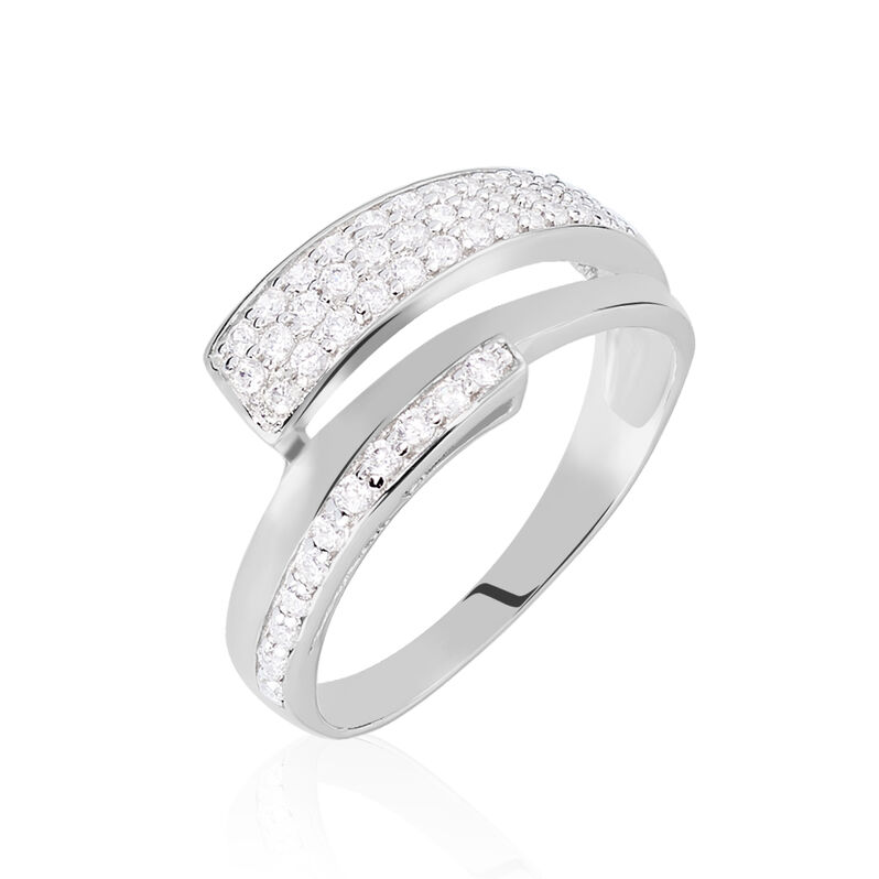 Bague Argent Et Oxyde - Spannringe Damen | OROVIVO