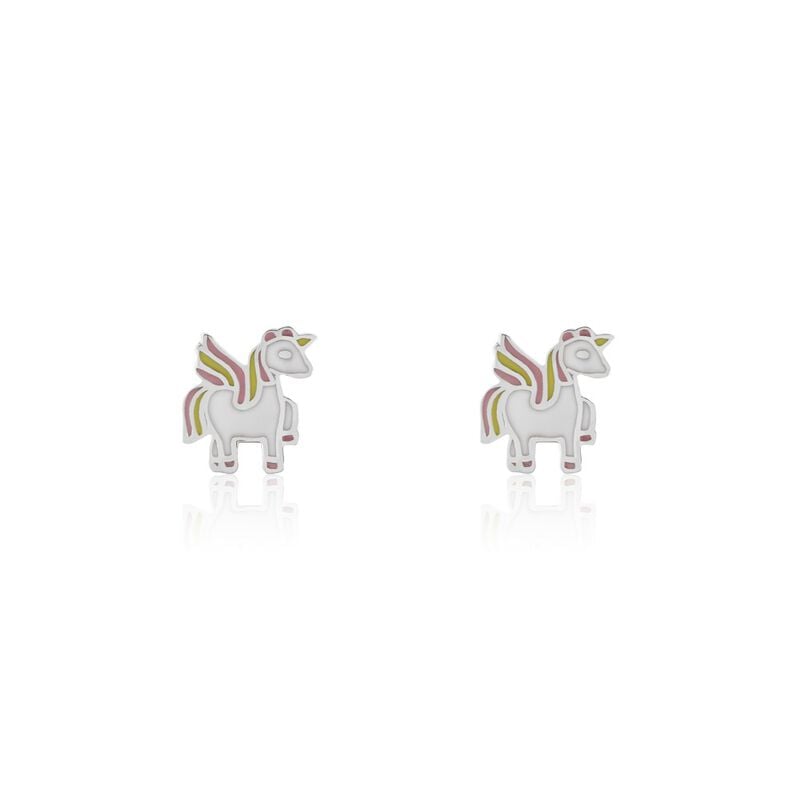 Kinder Ohrstecker Silber 925 Einhorn - Ohrstecker Kinder | OROVIVO