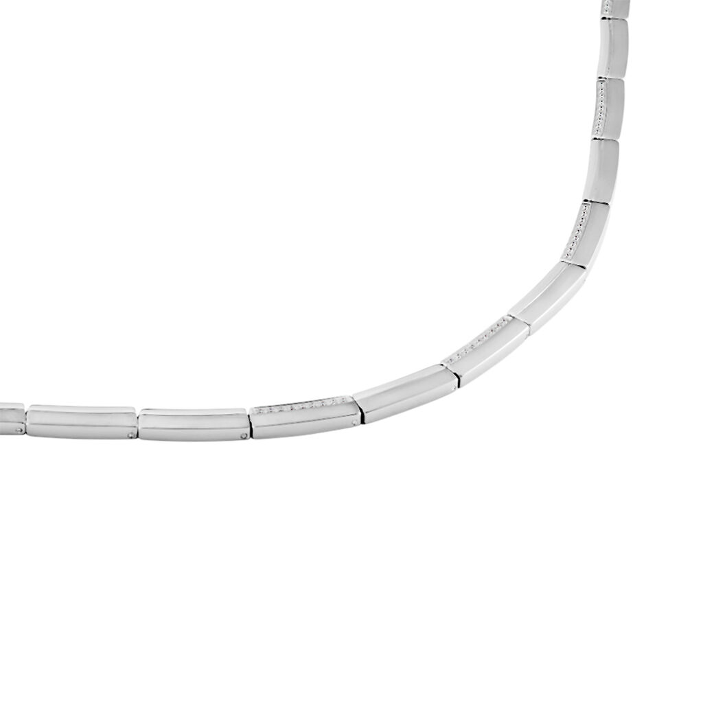 Damen Collier Titan Zirkonia Rechteckig Kimberly 5,00mm - Halsketten Damen | OROVIVO