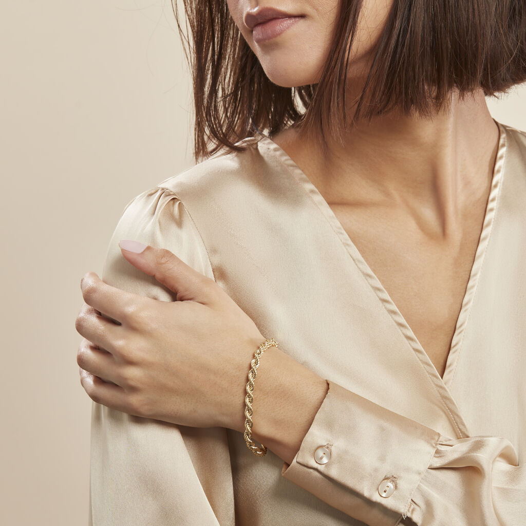 Bracelet Jerry Maille Corde Or Jaune - Spannringe Damen | OROVIVO