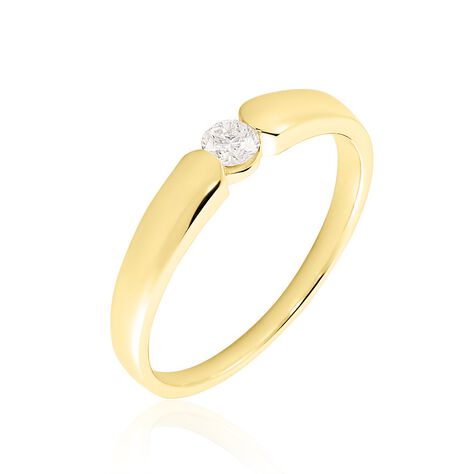 Damen Ring Gold 585 Diamant 0,15ct Sanina  - Ringe mit Stein Damen | OROVIVO