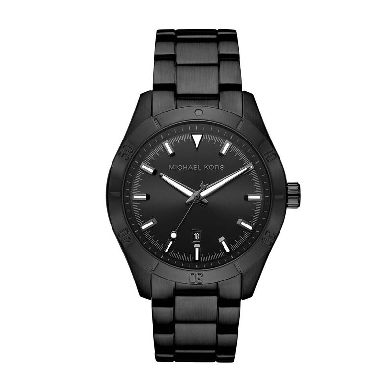 Montre Michael Kors Layton Acier Noir - Spannringe Herren | OROVIVO