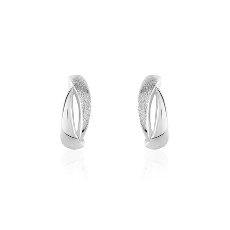 Damen Steckcreolen Silber 925 rhodiniert Dorita - Creolen Damen | OROVIVO