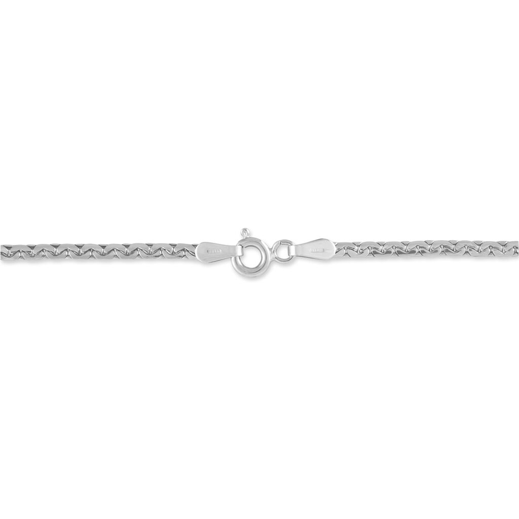 Bracelet Ivy Maille Haricot Or Blanc - Spannringe Damen | OROVIVO