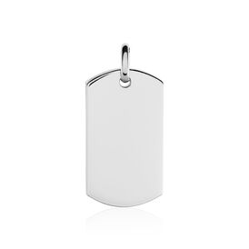 Kettenanhänger mit Gravur Silber 925 Dog Tag Marcel - Personalisierte Geschenke Unisex | OROVIVO