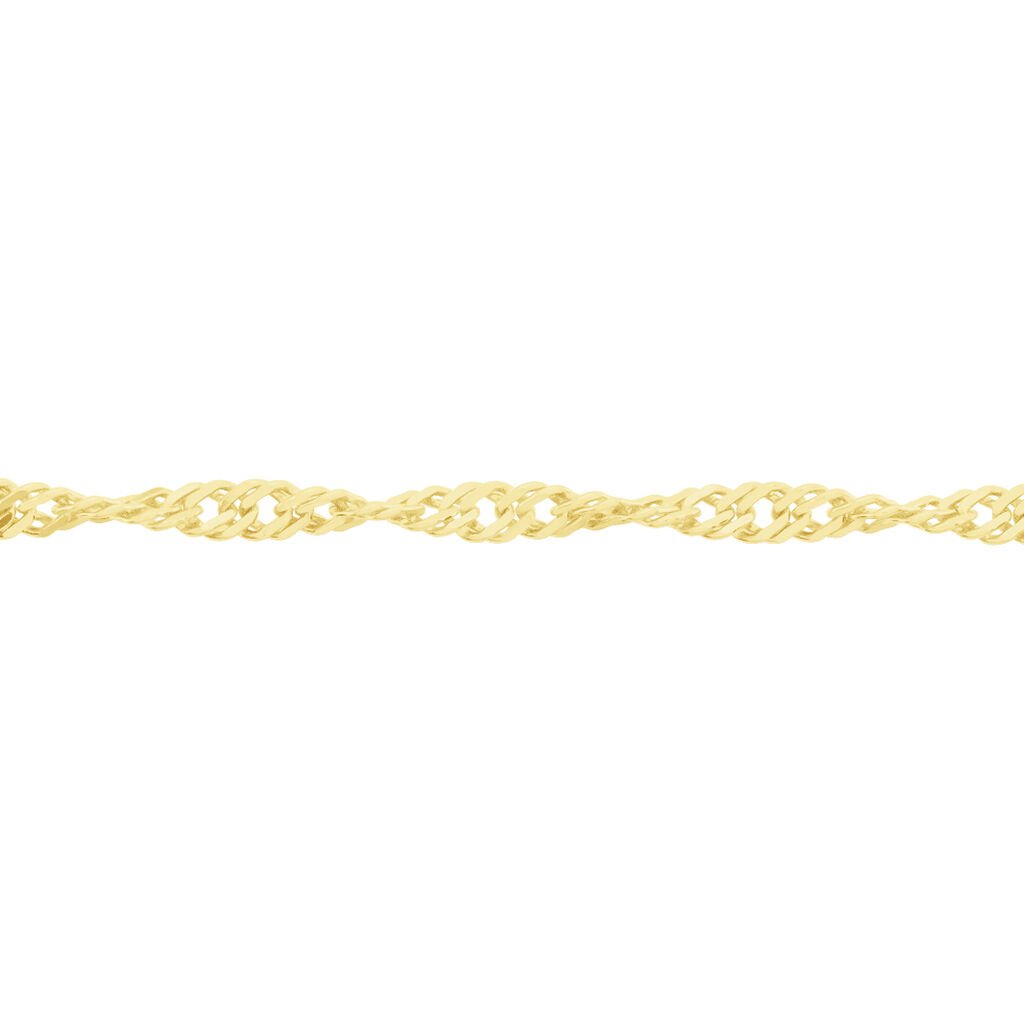 SINGAPUR S 3 Damen Kette Silber vergoldet 925 B 1,8 mm - Halsketten Damen | OROVIVO