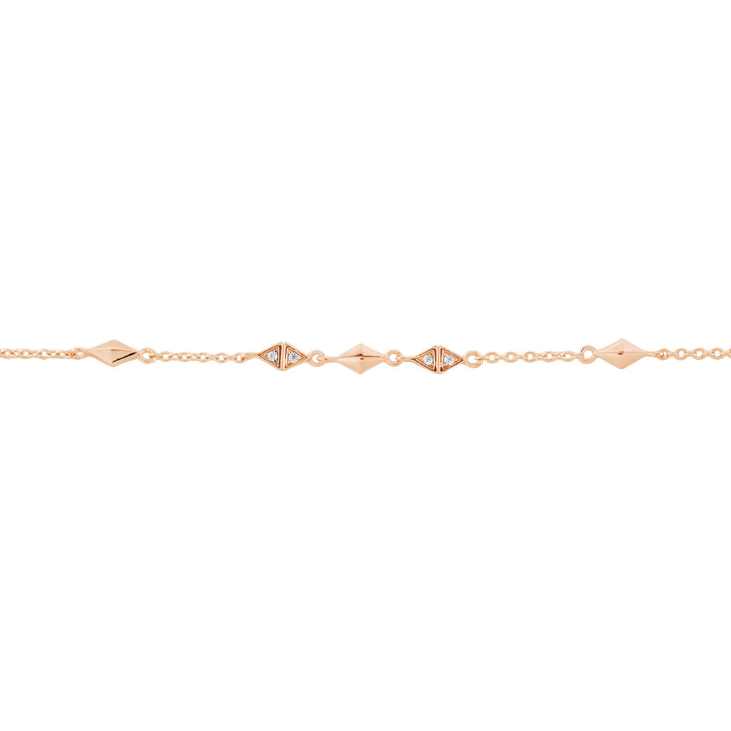 Damen Armband Silber rosevergoldet 925 Zirkonia Radostina - Armbänder Damen | OROVIVO