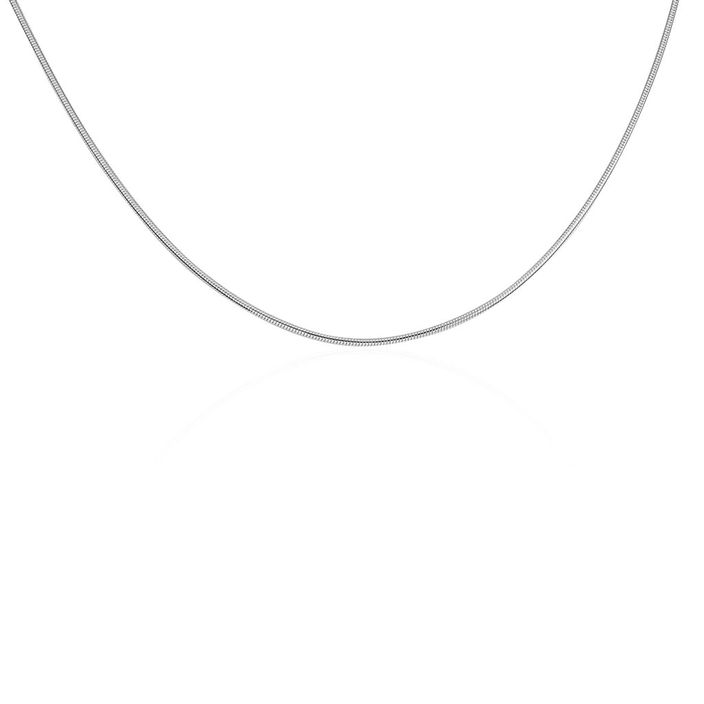 Thumbnail - Unisex Schlangenkette Silber 925 rhodiniert, Kette ohne Stein