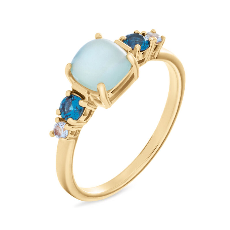 Anello Fantasia Golden Dream Placcato Oro Giallo Cristallo - Spannringe Damen | OROVIVO