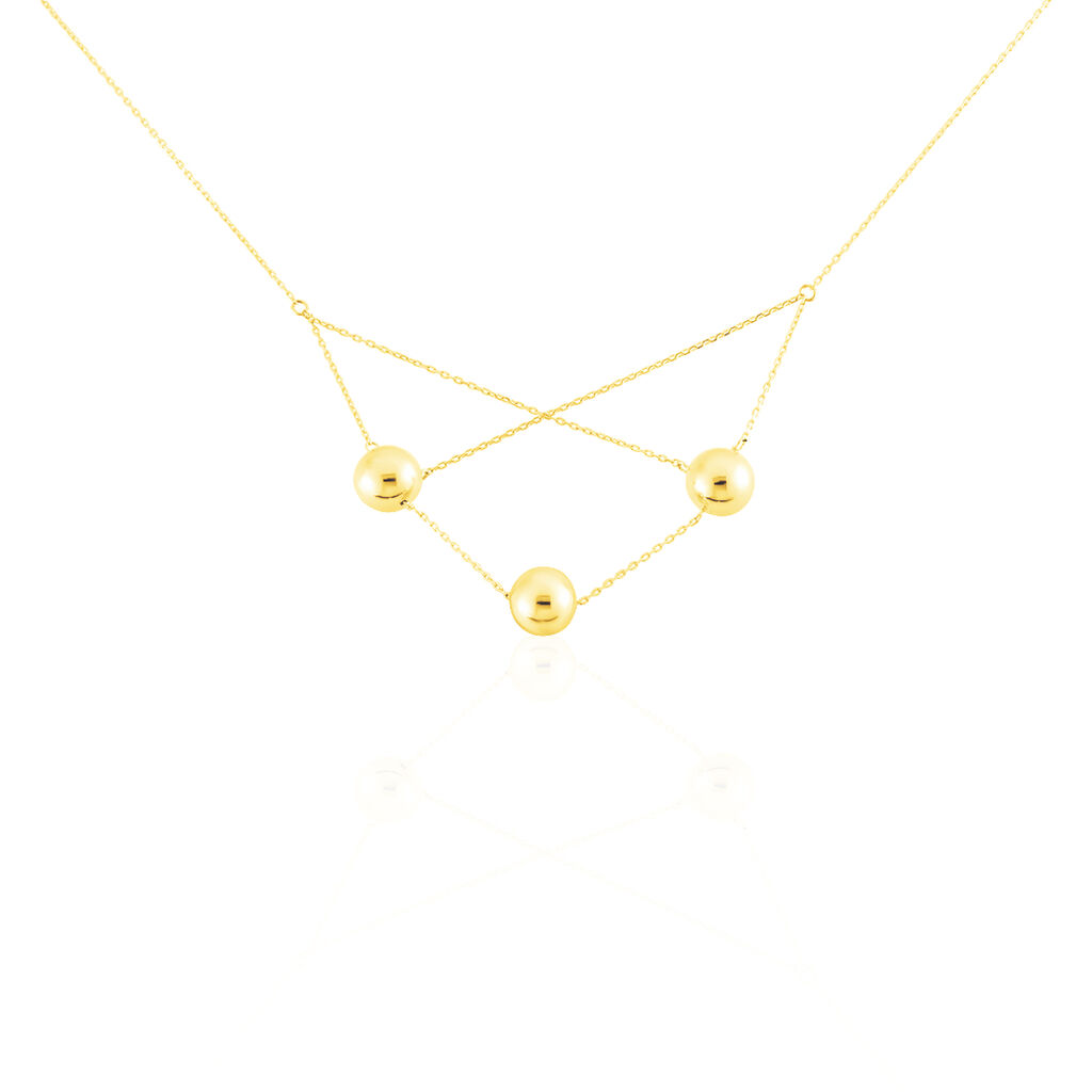 Damen Halskette Gold 375 Kugeln - Halsketten Damen | OROVIVO