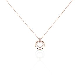 Damen Halskette Silber 925 Zirkonia Kreis Esperanza - Ketten mit Anhänger Damen | OROVIVO