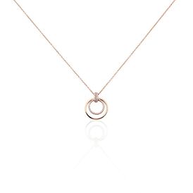 Damen Halskette Silber 925 Zirkonia Kreis Esperanza - Ketten mit Anhänger Damen | OROVIVO