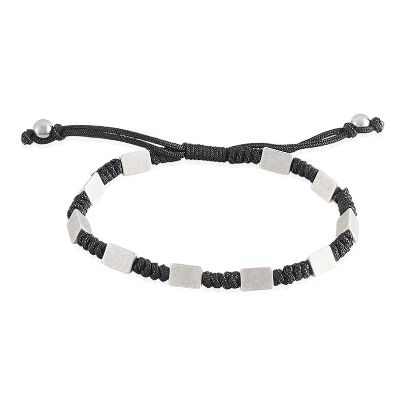 Herrenarmband Textil Geflochten Edelstahl - Armbänder Herren | OROVIVO
