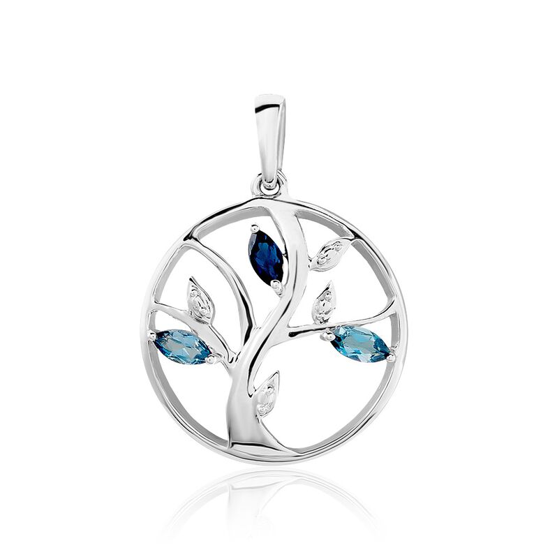 Pendentif Godolieba Or Weiss Topaze - Spannringe Damen | OROVIVO