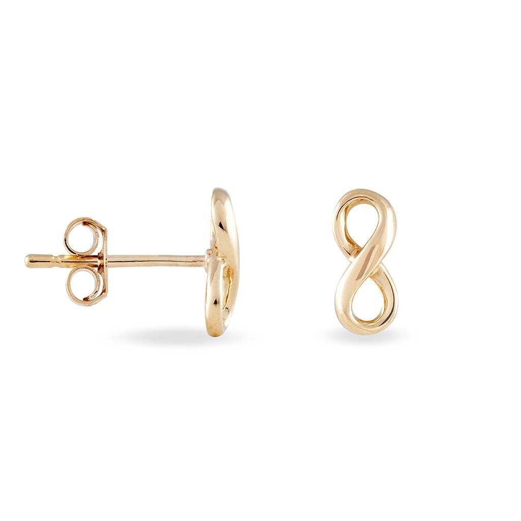Damen Ohrstecker Vergoldet Infinity - Ohrstecker Damen | OROVIVO
