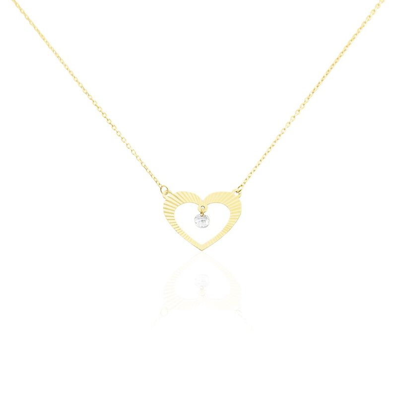 Collier Or Jaune Fyodor Oxyde De Zirconium - Spannringe Damen | OROVIVO