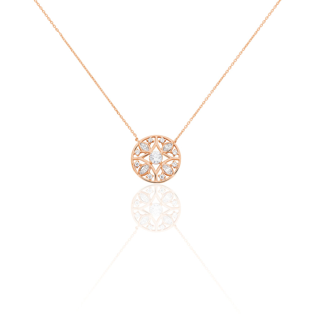 Bague Or Rose Weena Ajouree Oxydes - Spannringe Damen | OROVIVO