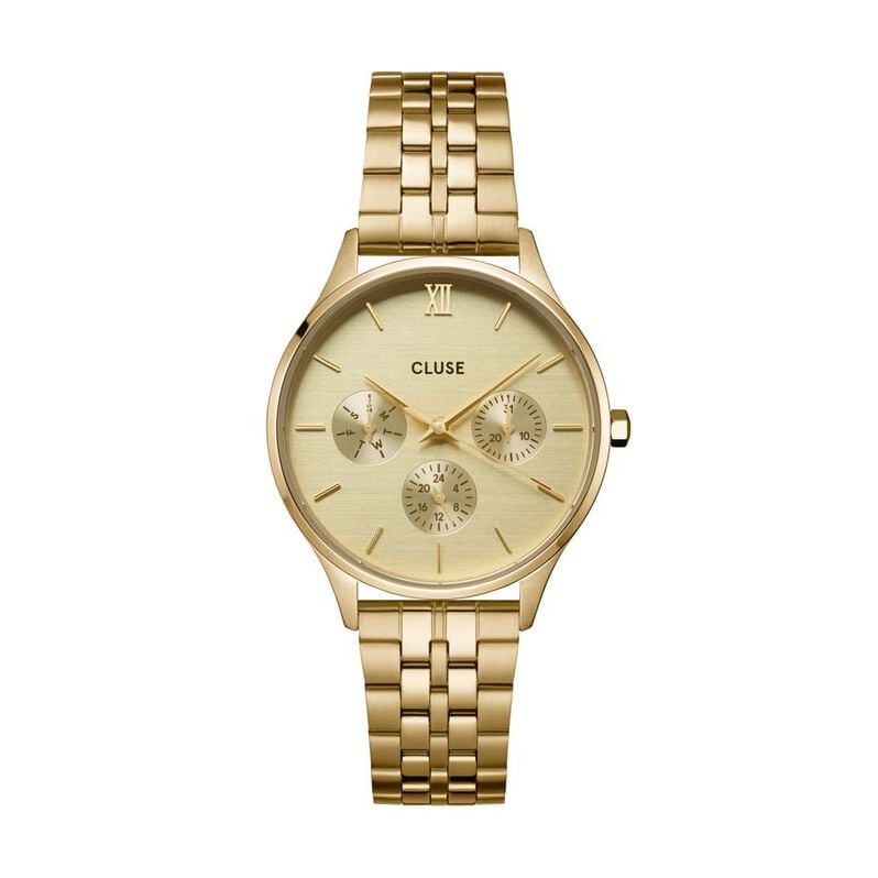 Montre Cluse Minuit Multifonction Doré - Spannringe Damen | OROVIVO