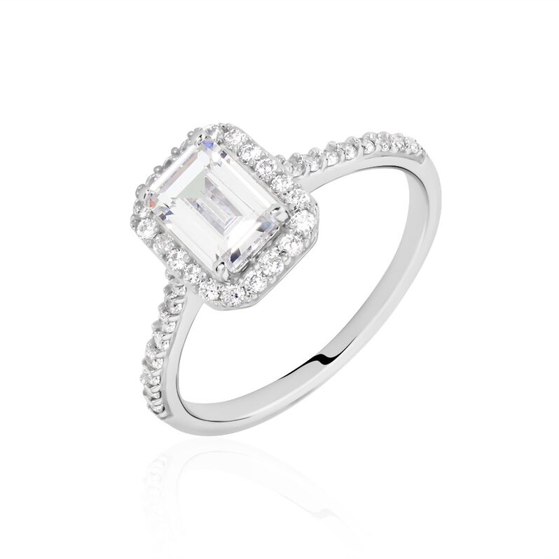 Anello Silver Elegance Argento Rodiato Cubic Zirconia - Spannringe Damen | OROVIVO