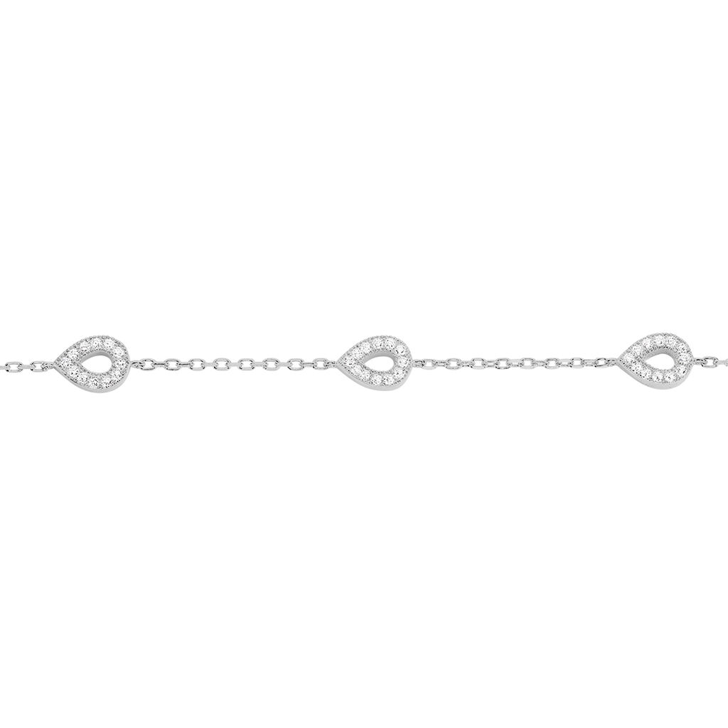 Bracelet Argent Et Oxyde - Spannringe Damen | OROVIVO