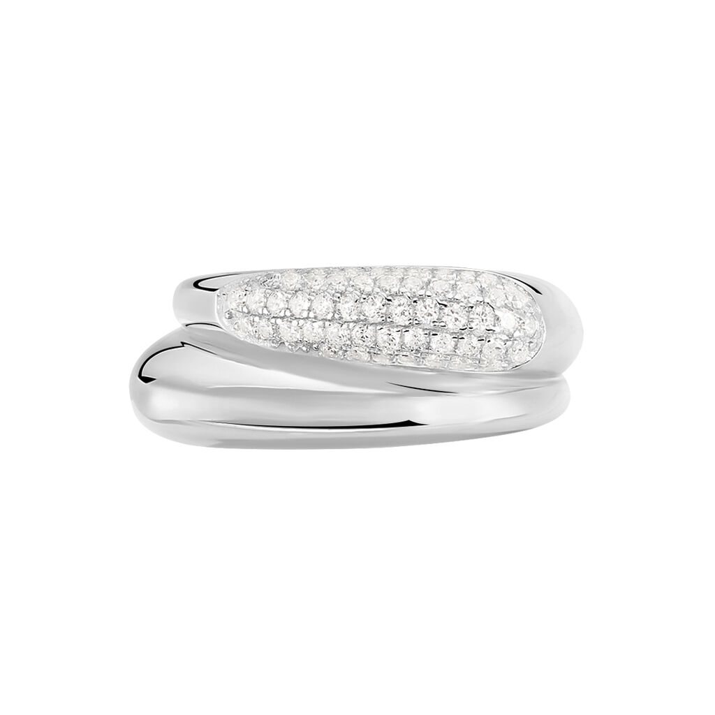 Damenring Silber 925 Zirkonia - Ringe mit Stein Damen | OROVIVO